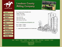 Tablet Screenshot of loudounmillingfeeds.com